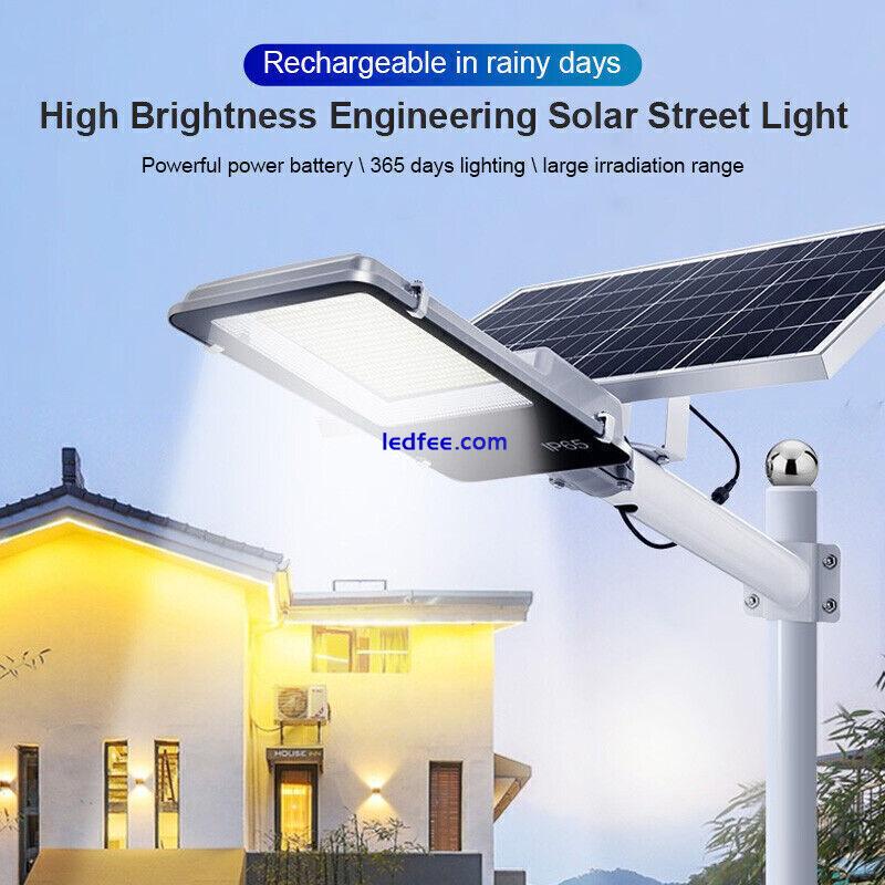 Solar Street Light Outdoor High Brightness Dusk to Dawn LED Lamp IP65 Waterproof 5 