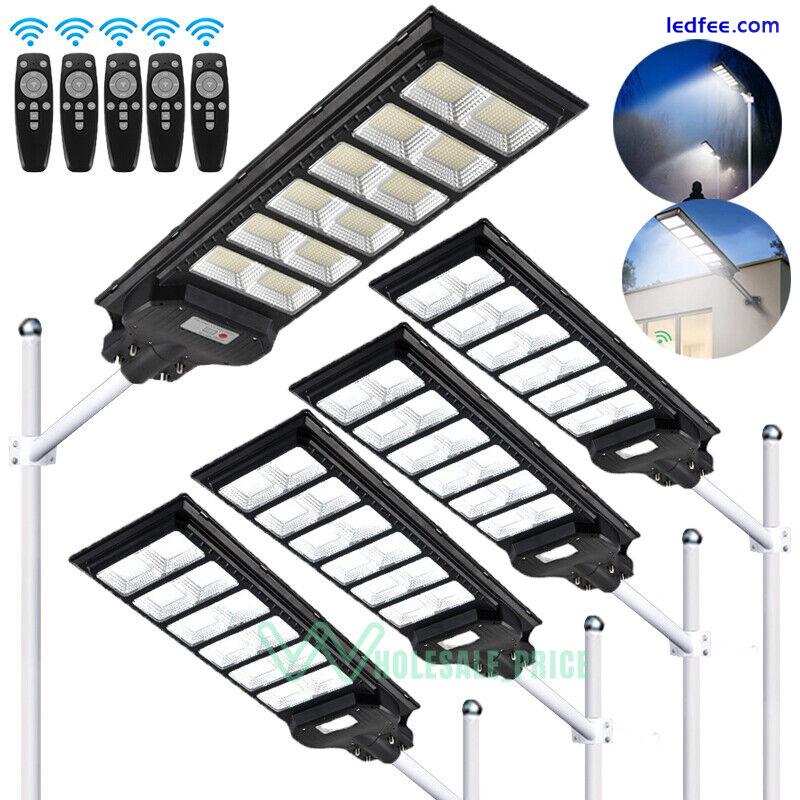 990000000000LM Solar Street Light Outdoor Commercial PIR Motion Sensor Road Lamp 1 