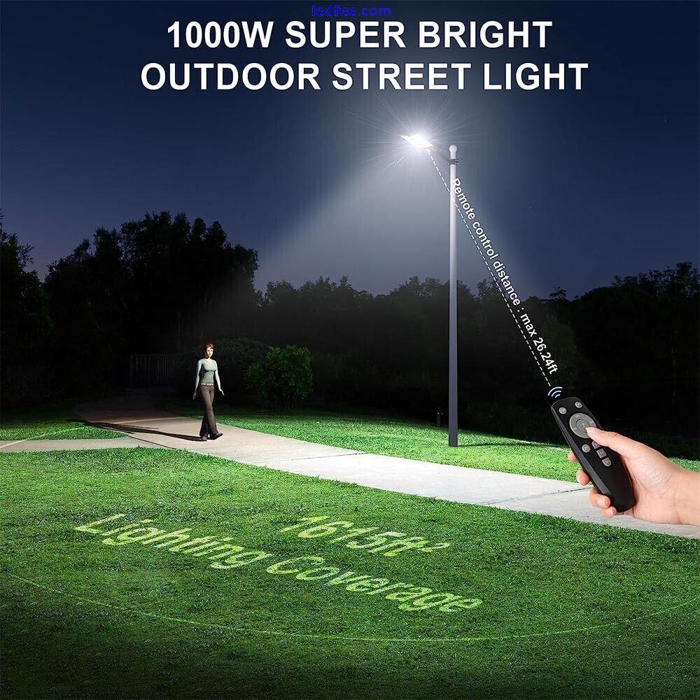 Super Bright LED Solar Street Light Outdoor Security Sensor Dusk to Dawn Lamp 2 
