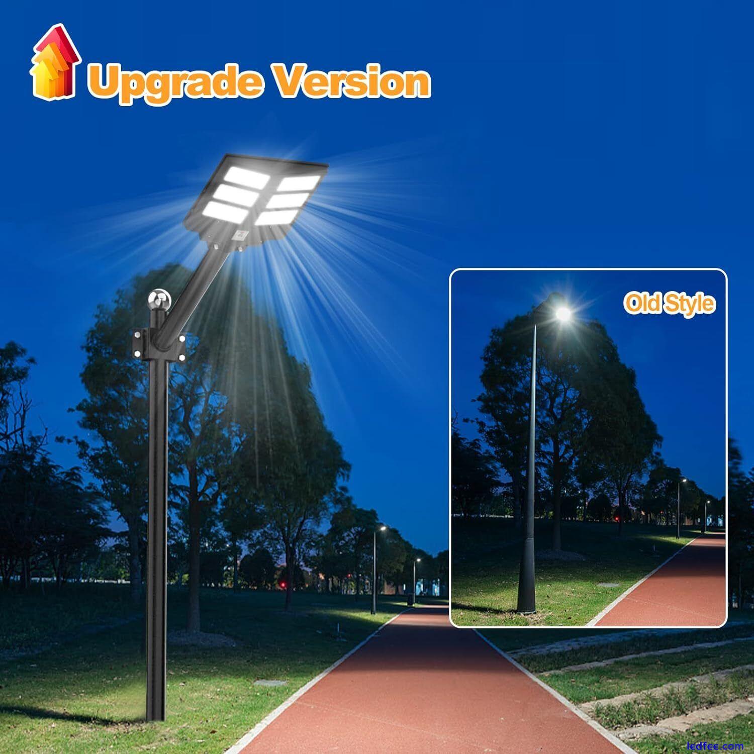Super Bright LED Solar Street Light Outdoor Security Sensor Dusk to Dawn Lamp 3 