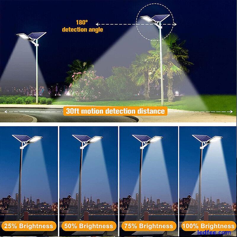 500W Solar Street Light Kit LED Outdoor Living Lamp for Garden Park US 4 