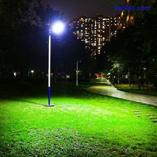  Solar Street Lights Outdoor: Dusk to Dawn Solar Parking Lot Lights with 1000W 2 
