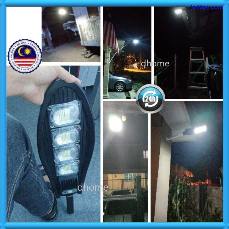 Solar Street Light Motion Sensor Lamp Dusk to Dawn Garden Yard Security Light 5 