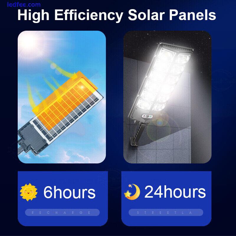 Solar LED Light with Remote Control 720LED Outdoor Waterproof Garden Street Lamp 2 