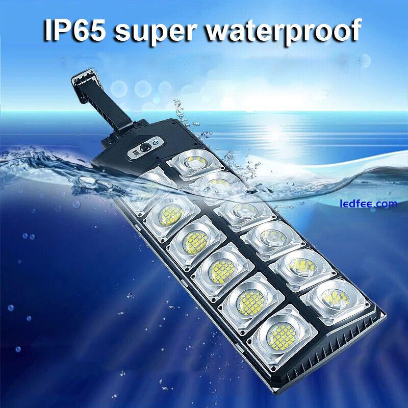 Solar LED Light with Remote Control 720LED Outdoor Waterproof Garden Street Lamp 4 