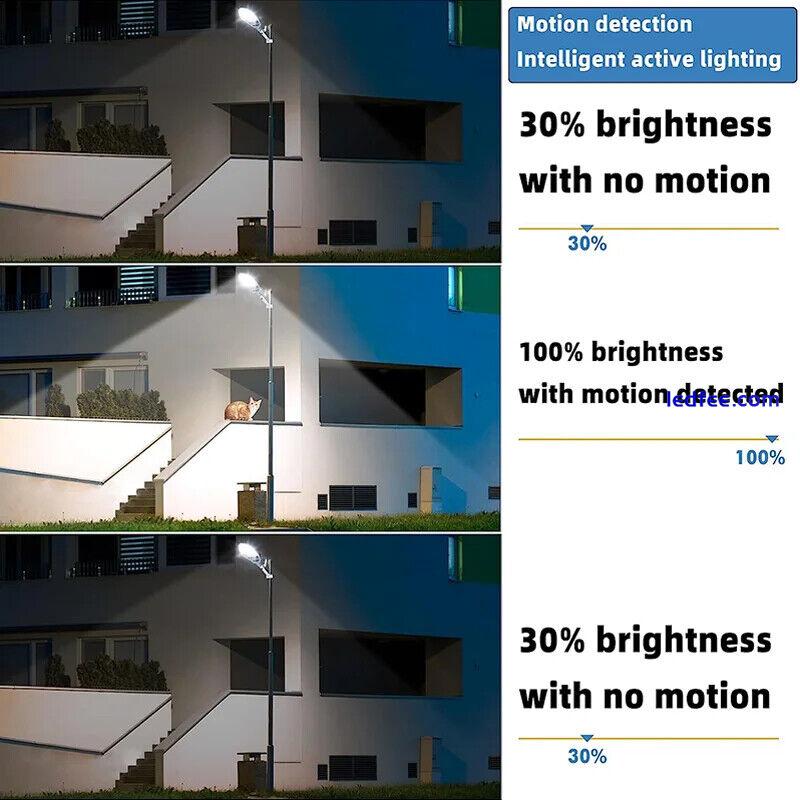 LED Solar Street Flood Light Motion Sensor Outdoor Garden Patio Road Wall Lamp 1 