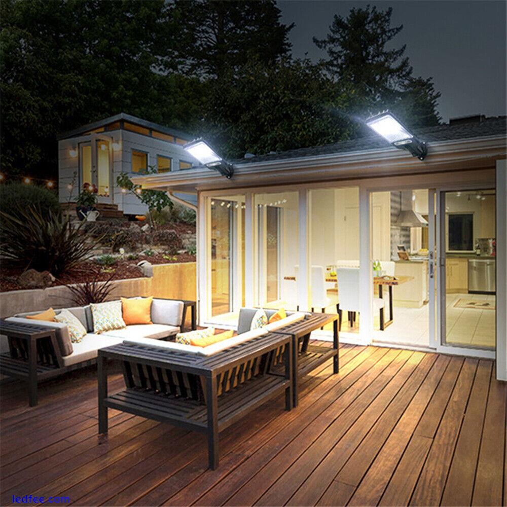 3600W LED Solar Street Wall Light PIR Motion Sensor Security Outdoor Garden Lamp 3 