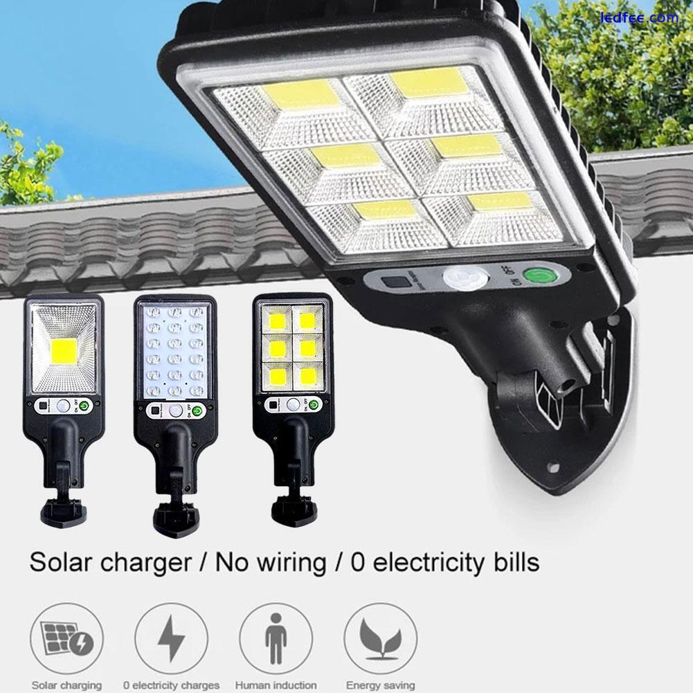 LED Solar Light MotionSensor 3 Mode Flood Lamp Outdoor StreetWall Yard Garden - 0 