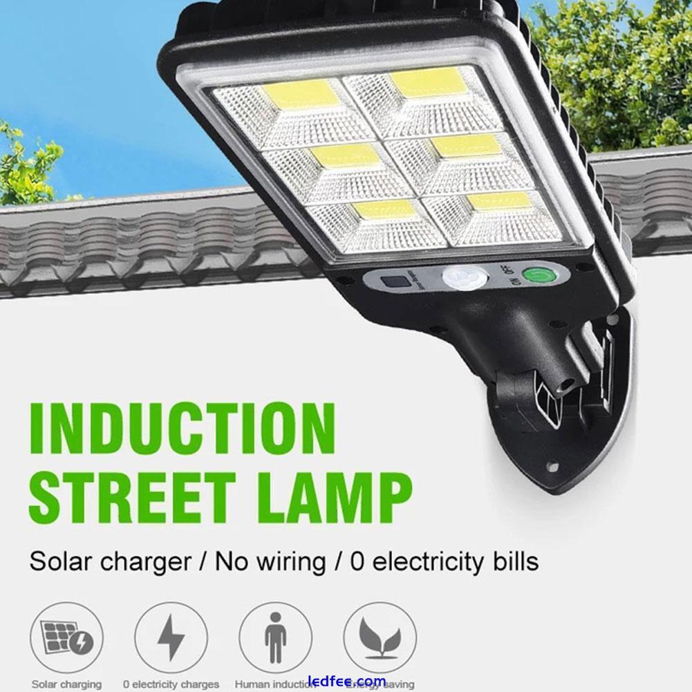 LED Solar Light MotionSensor 3 Mode Flood Lamp Outdoor StreetWall Yard Garden - 2 