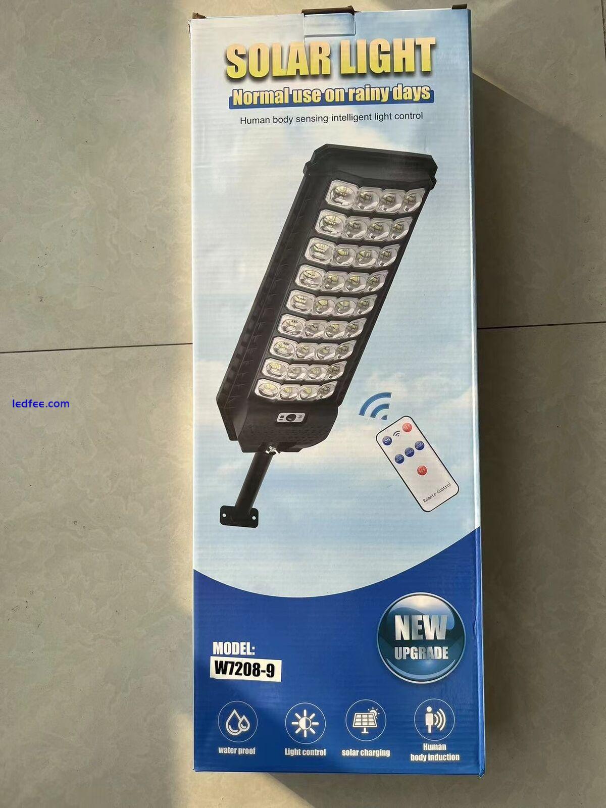 Solar LED Street Light Dusk To Dawn Motion Sensor Garden Yard Garage Wall Lamp 4 