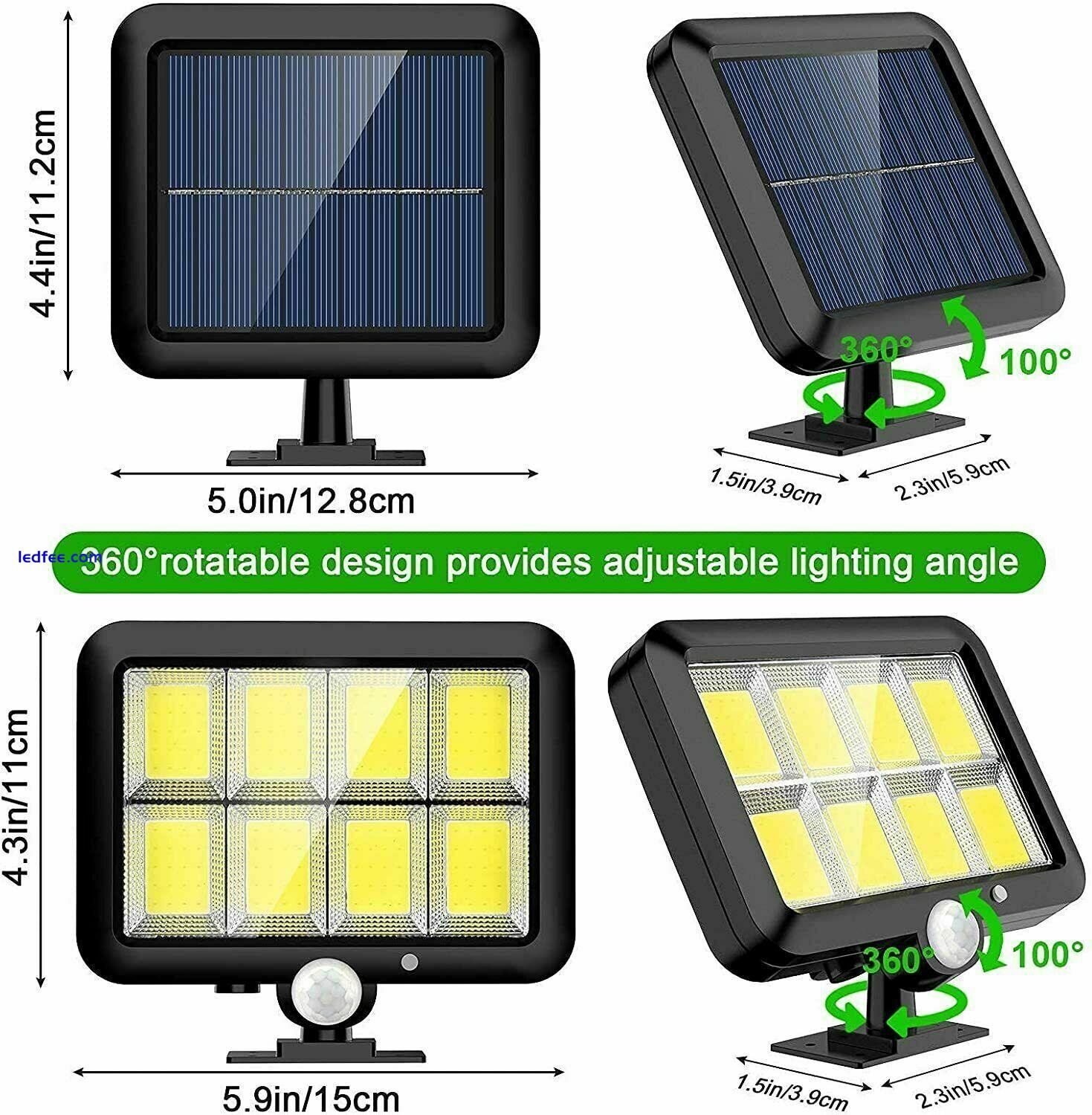 Solar Street Light Outdoor Commercial 20000LM Waterproof Garden Fence Yard  1 