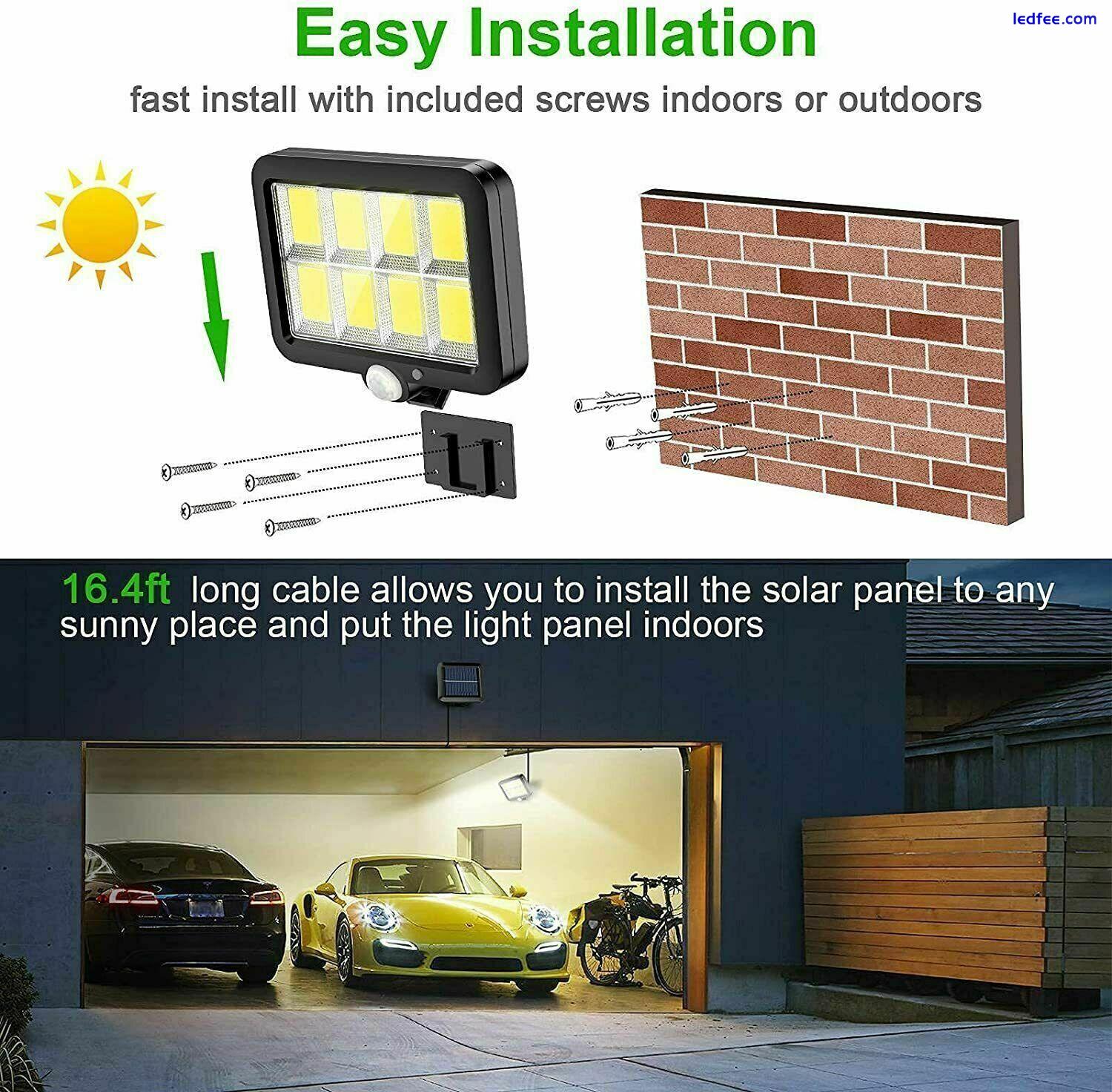 Solar Street Light Outdoor Commercial 20000LM Waterproof Garden Fence Yard  4 