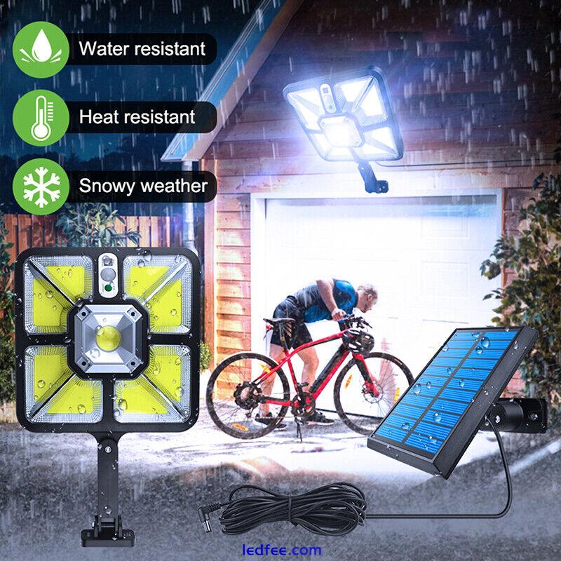 Outdoor Solar LED Street Light Motion Sensor Garden Yard Garage Safety Wall Lamp 1 