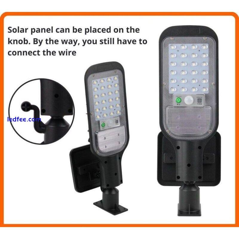 Outdoor Commercial Solar Street Light Motion Sensor Lamp Dusk To Dawn Road Lamp 4 