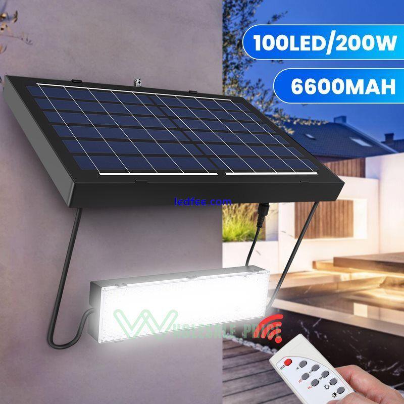 1000000LM Commercial Solar Street Light Flood Light LED Light Remote Wall Lamp 1 