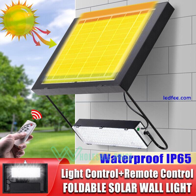 1000000LM Commercial Solar Street Light Flood Light LED Light Remote Wall Lamp 0 