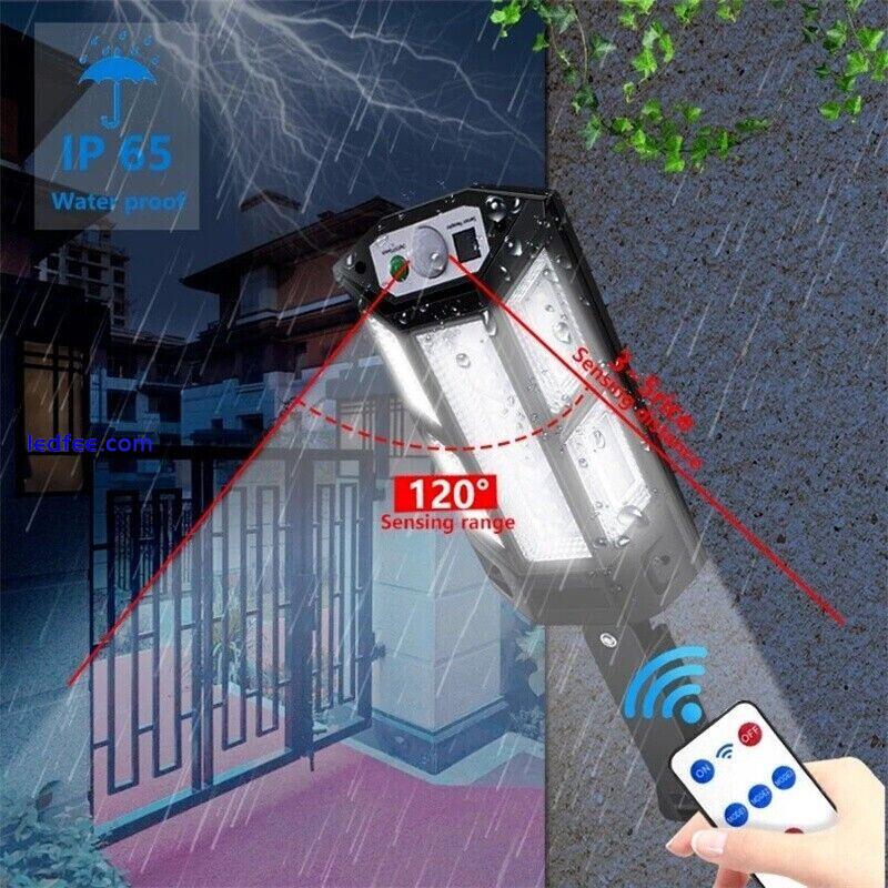 990000LM LED Solar Wall Light Commercial Dusk To Dawn Outdoor Road Street Lamp 1 