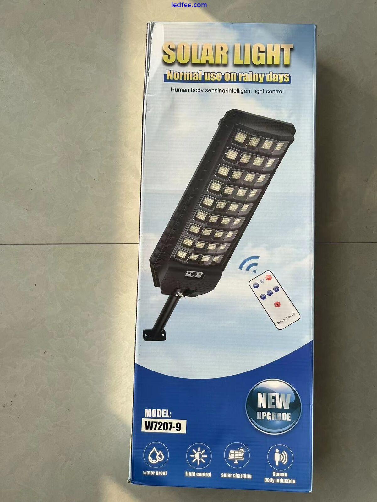 LED Solar Street Light Commercial Dusk To Dawn Motion Sensor Garden Wall Lamp 3 