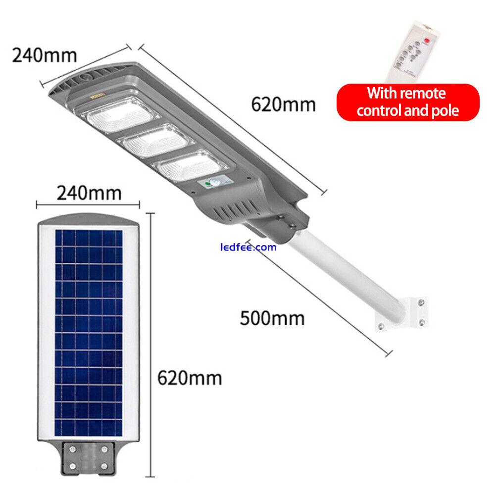 Commercial Solar Street Flood Light LED Lamp Outdoor Area Dusk To Dawn Wall Lamp 4 