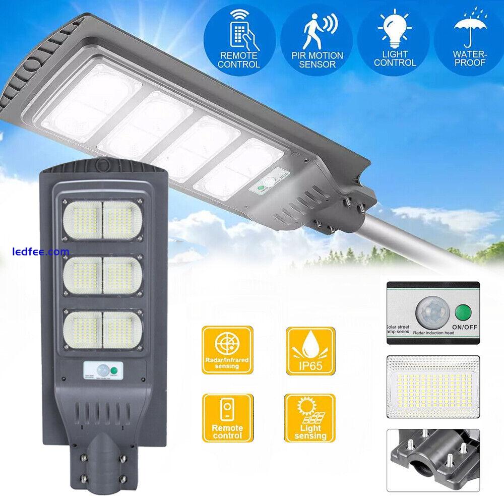 Commercial Solar Street Flood Light LED Lamp Outdoor Area Dusk To Dawn Wall Lamp 0 