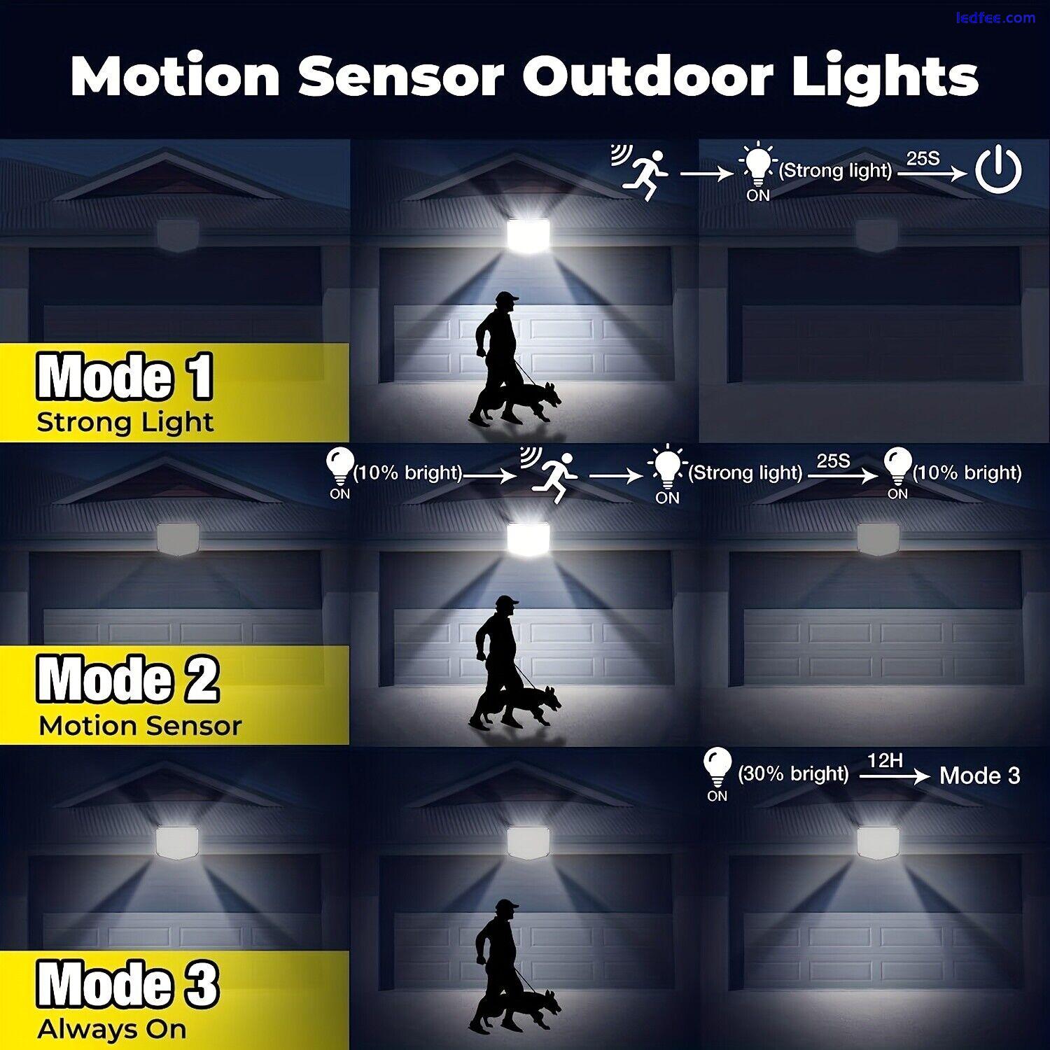 9000000lm LED Solar Flood Lights Security Motion Sensor Outdoor Yard Street Wall 2 