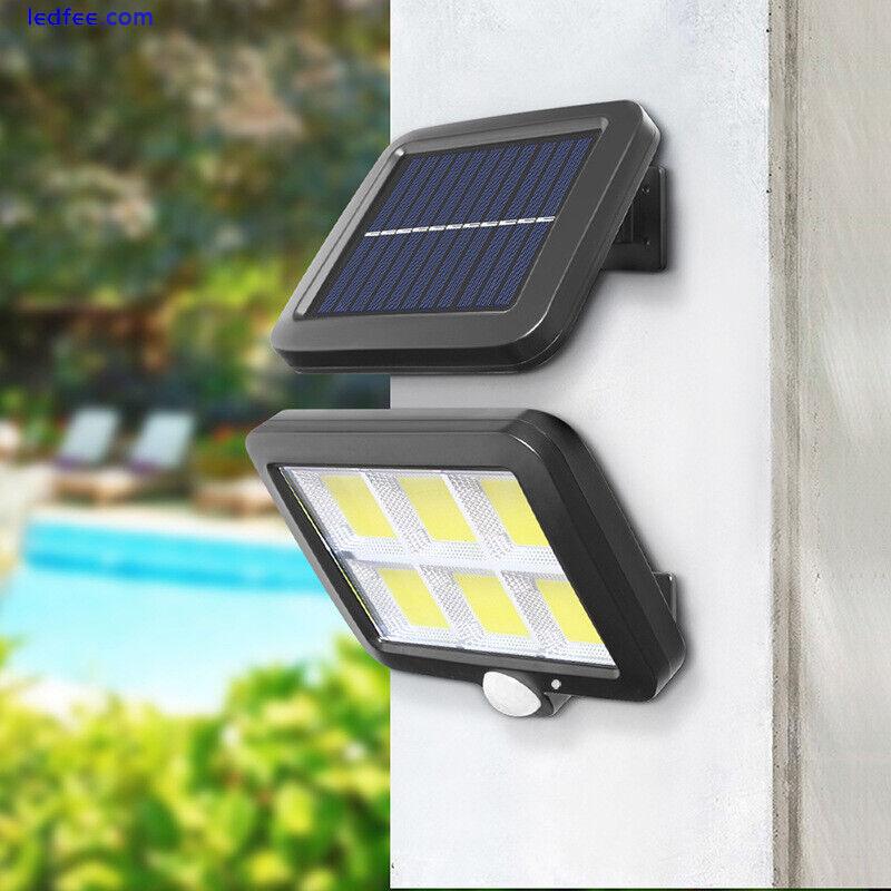 Outdoor Solar LED Wall Light Split Body Sensor Light Garden Yard Street Light 0 