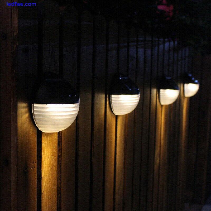 LED Solar Wall Light Deck Light Outdoor Garden Yard Fence Decorate Street Light 0 