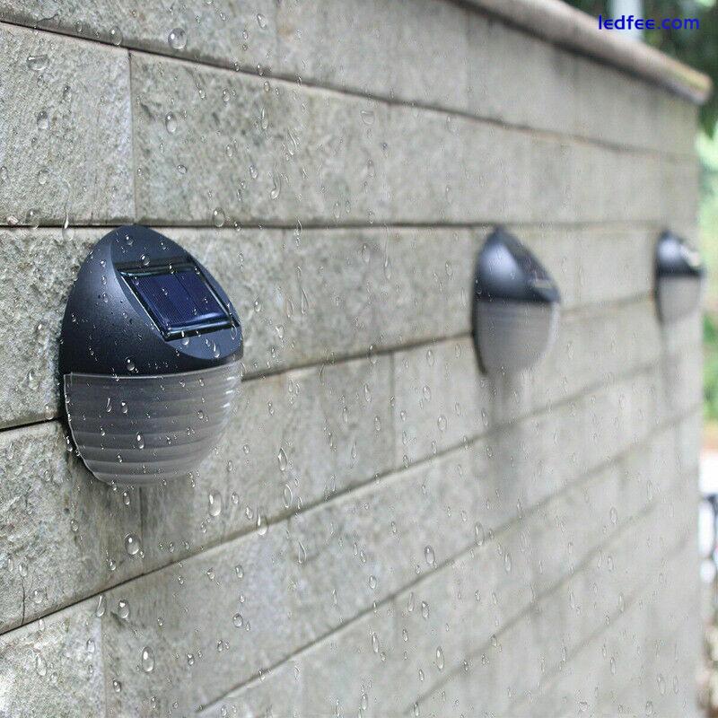 LED Solar Wall Light Deck Light Outdoor Garden Yard Fence Decorate Street Light 5 