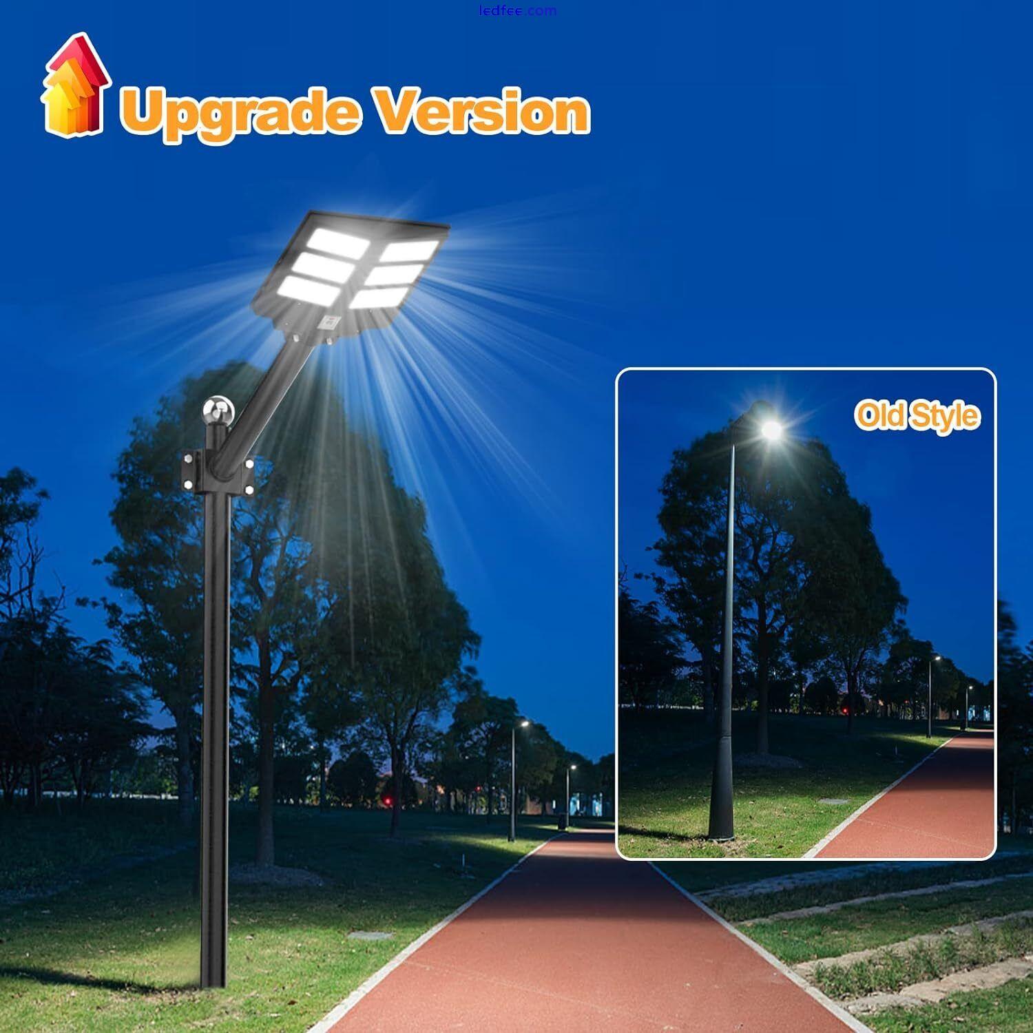 1000W Commercial Solar Street Flood Light Dusk to Dawn Road Outdoor Wall Lamp 3 