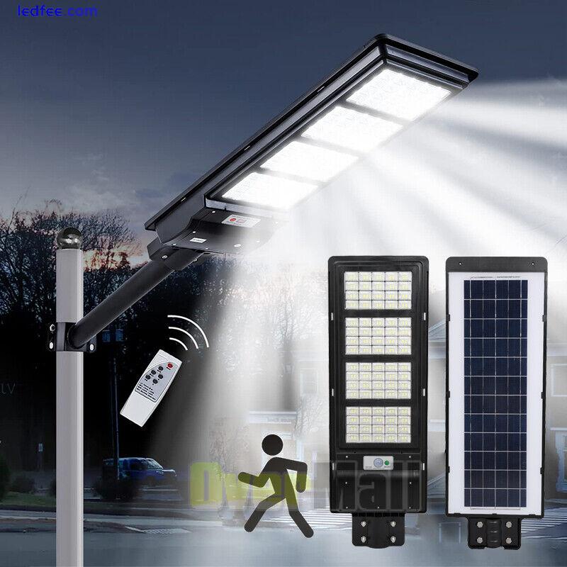 Solar Street Light Outdoor 900000000LM Super Bright Motion Sensor Security Lamp 0 
