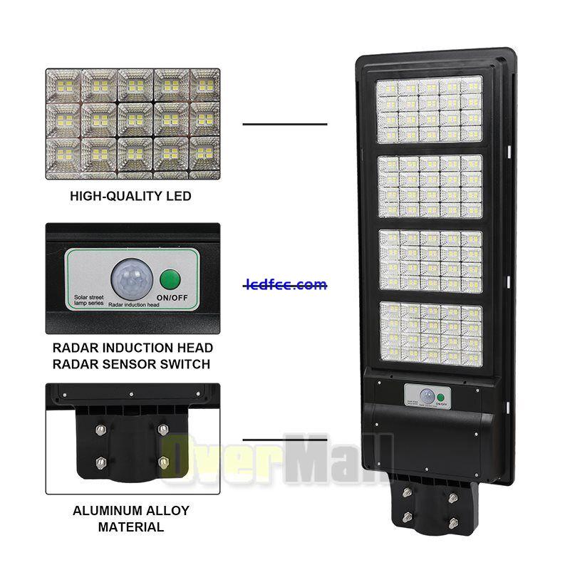 Solar Street Light Outdoor 900000000LM Super Bright Motion Sensor Security Lamp 3 