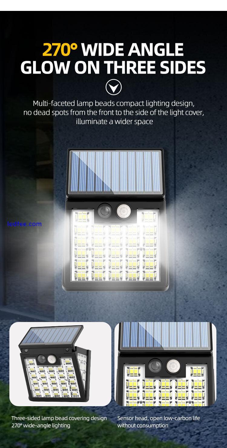 Outdoor Commercial Solar Street Light Motion Sensor Garden Yard Road Wall Lamp 5 