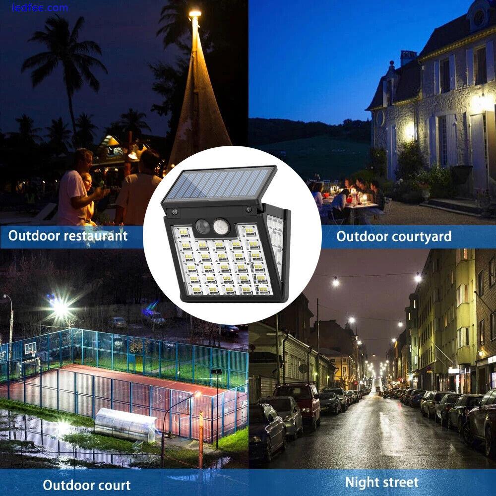 Outdoor Commercial Solar Street Light Motion Sensor Garden Yard Road Wall Lamp 4 