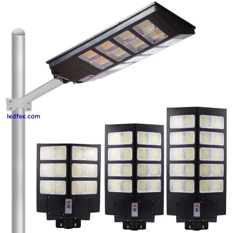 Solar Street Light Motion Sensor Waterproof Solar Security Flood Lights Outdoor 4 