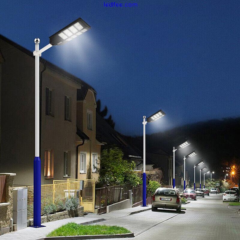 Solar Street Light Motion Sensor Waterproof Solar Security Flood Lights Outdoor 2 