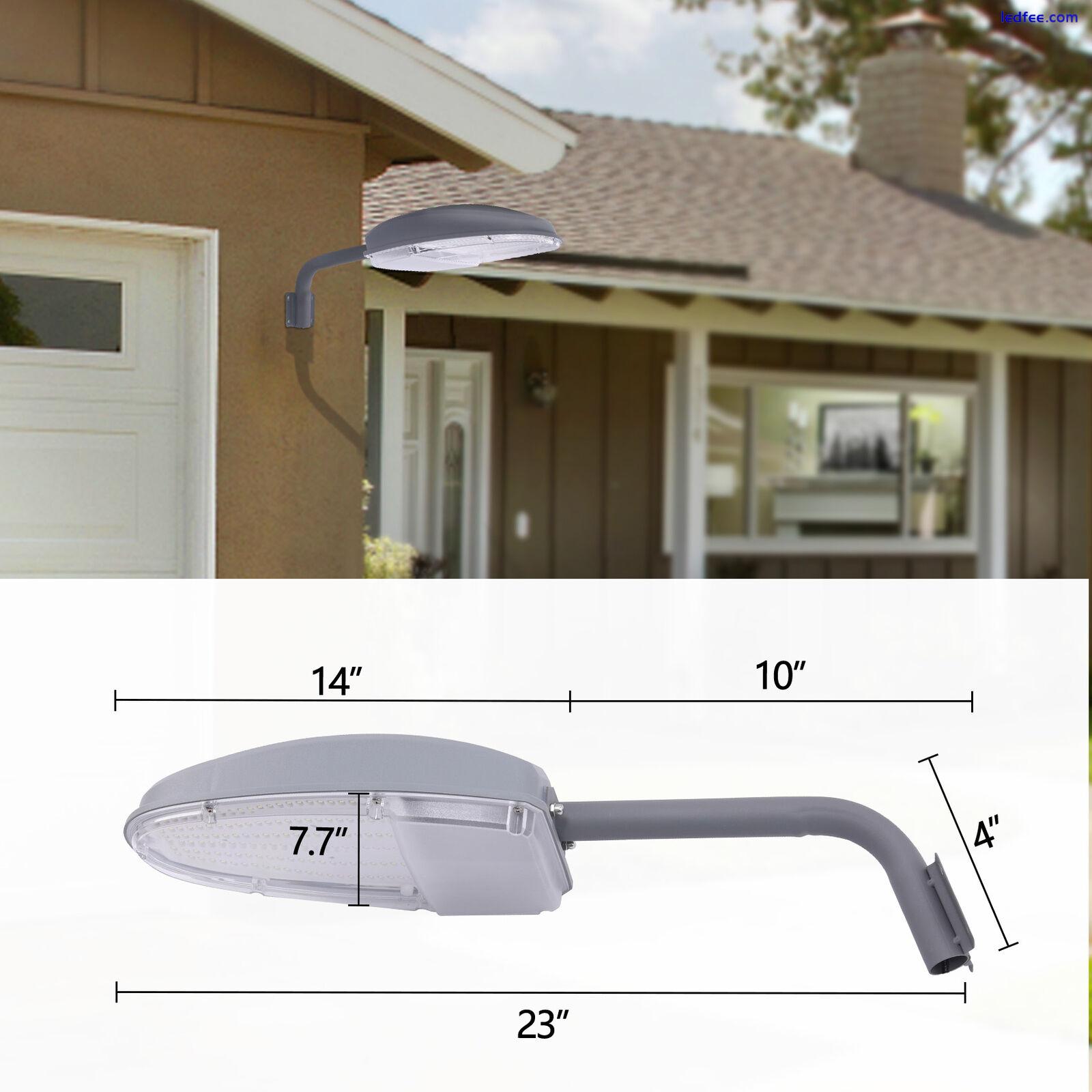 Outdoor LED Yard Street Light Dusk to Dawn Light Waterproof Security Lighting 4 