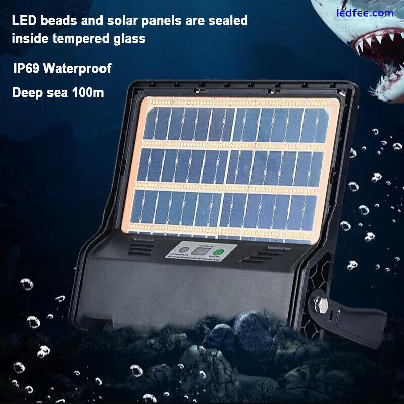 400W LED Solar Floodlight Panel Street Light Outdoor Garden Yard Induction Light 3 