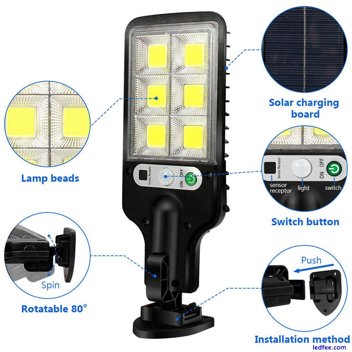 1200W LED Solar Flood Light PIR Solar Street Lights Outdoor Dusk to Dawn 2 