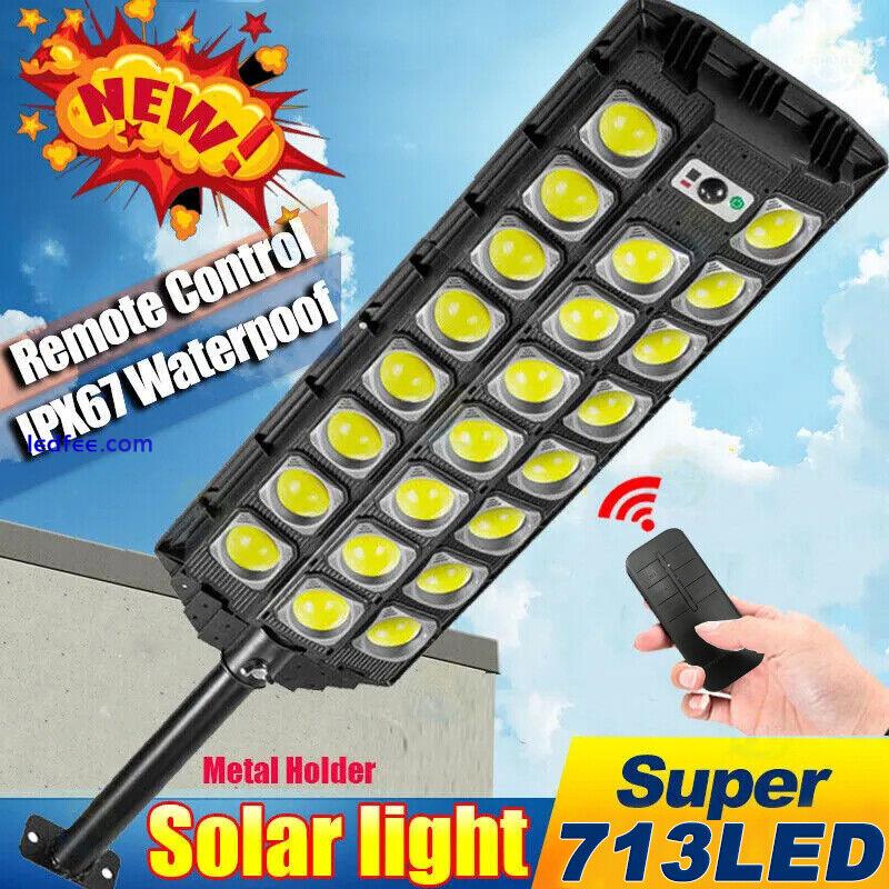 Outdoor Solar Street Light Motion Sensor Lamp Commercial Dusk To Dawn Road Lamp 3 