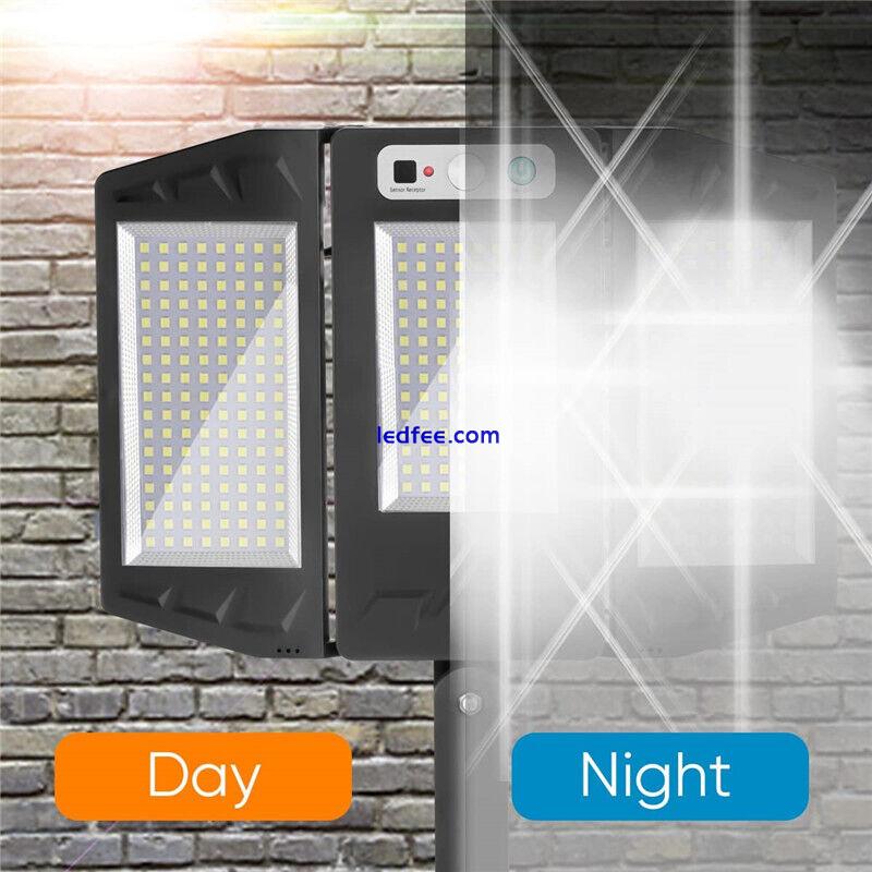 Commercial Solar Street Light LED Full Brightness Outdoor Dusk-to-Dawn Road Lamp 4 