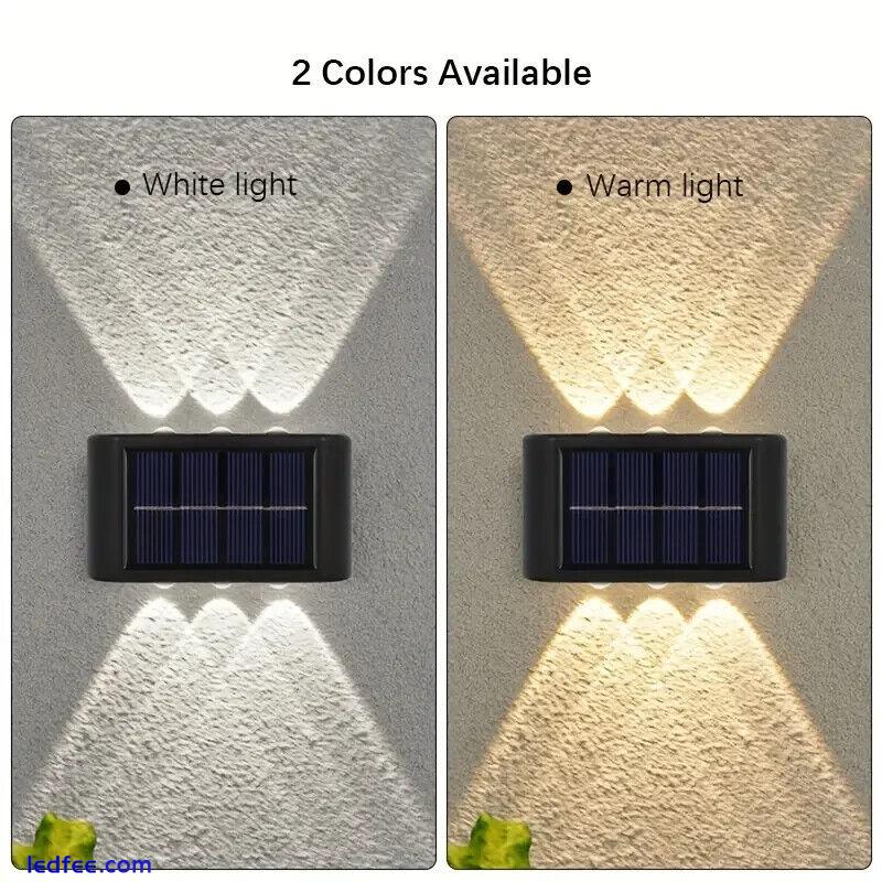 Solar Waterproof Outdoor Wall Lights For Garden Street Balcony Decoration/courty 4 