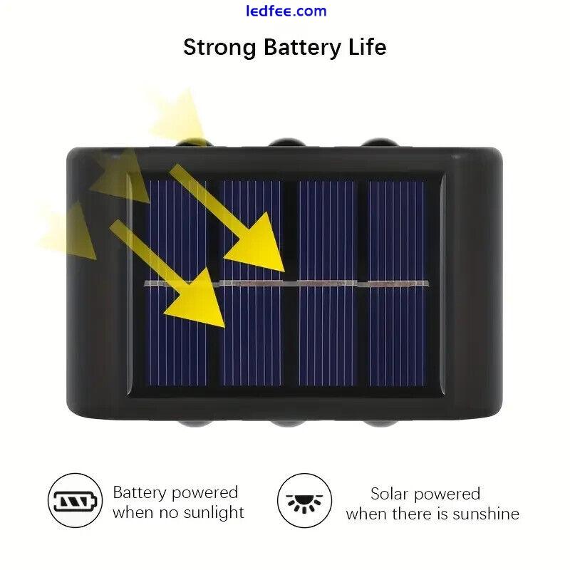 Solar Waterproof Outdoor Wall Lights For Garden Street Balcony Decoration/courty 2 