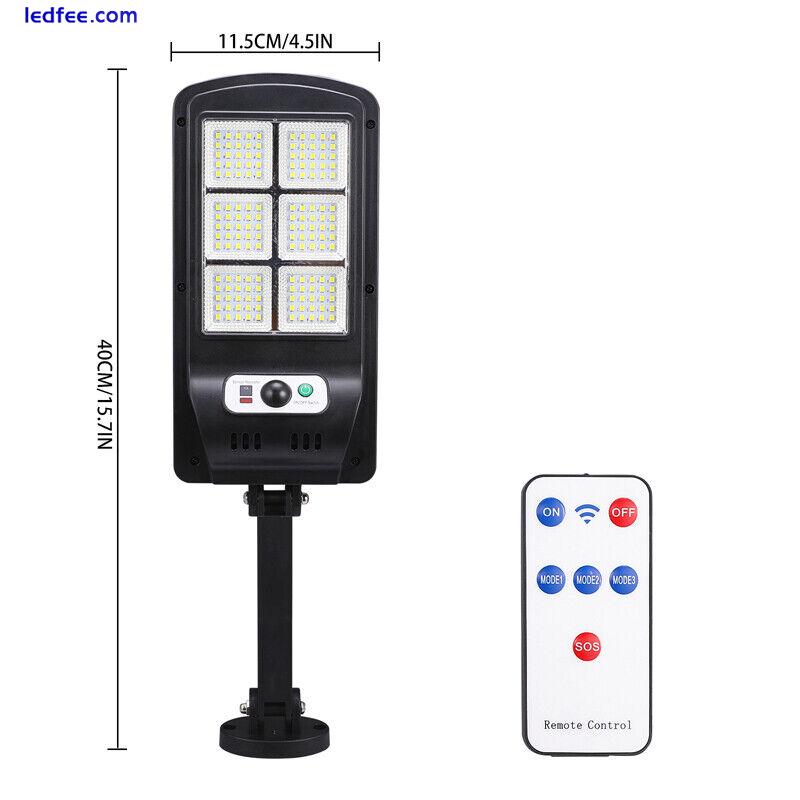 Commercial Solar Street Light IP65 150 LED Parking Lot Light Road Lamp+Remote 1 