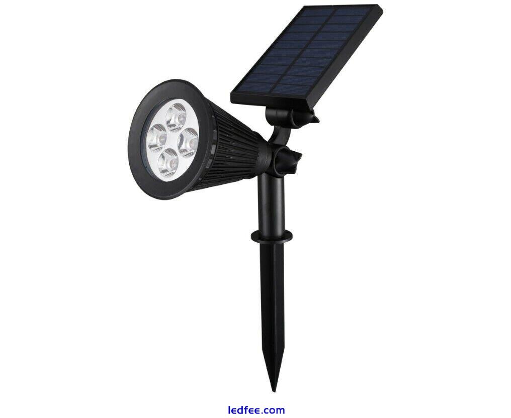 LED Solar Spot Light Lamp Waterproof Street Lights Garden Yard Wall Mounted/Plug 5 