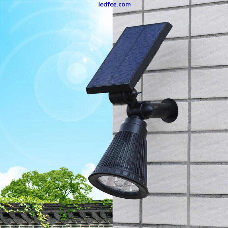 LED Solar Spot Light Lamp Waterproof Street Lights Garden Yard Wall Mounted/Plug 3 