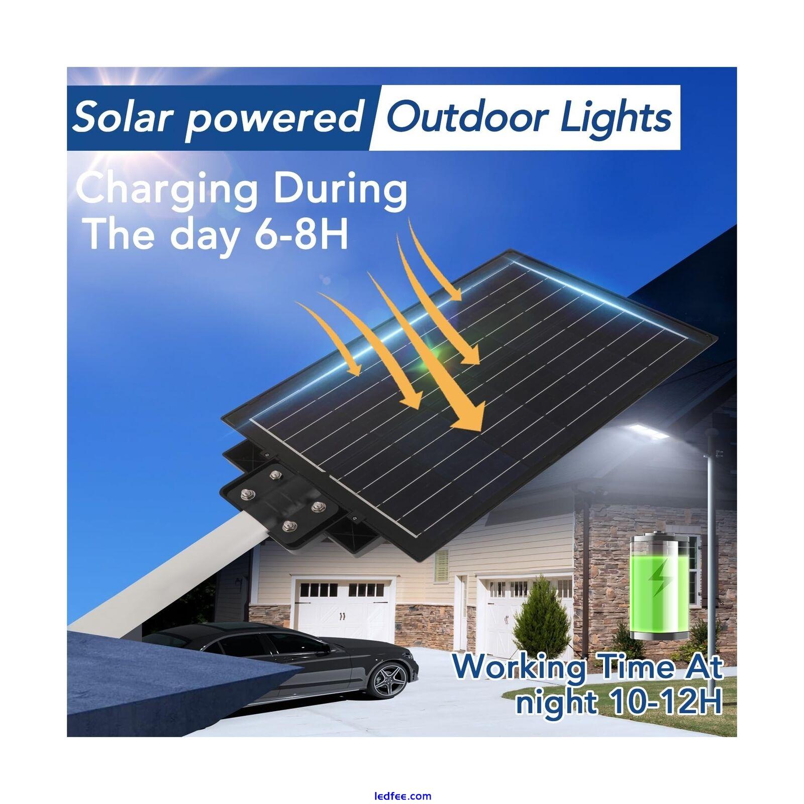 Solar Street Lights 1300W Solar Lights Outdoor 7000K Solar Street Light Outdo... 2 