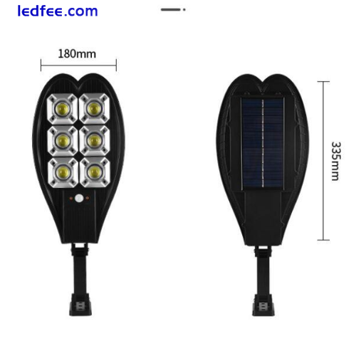 Remote Control Outdoor Solar Yard Light Human Sensing LED Street Lamp 1 