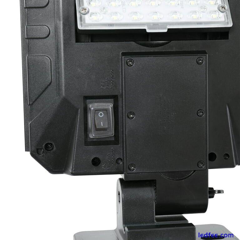 Hyper Tough Solar LED Street Light Motion Sensor 1000 Lumens 75W eq.  1 