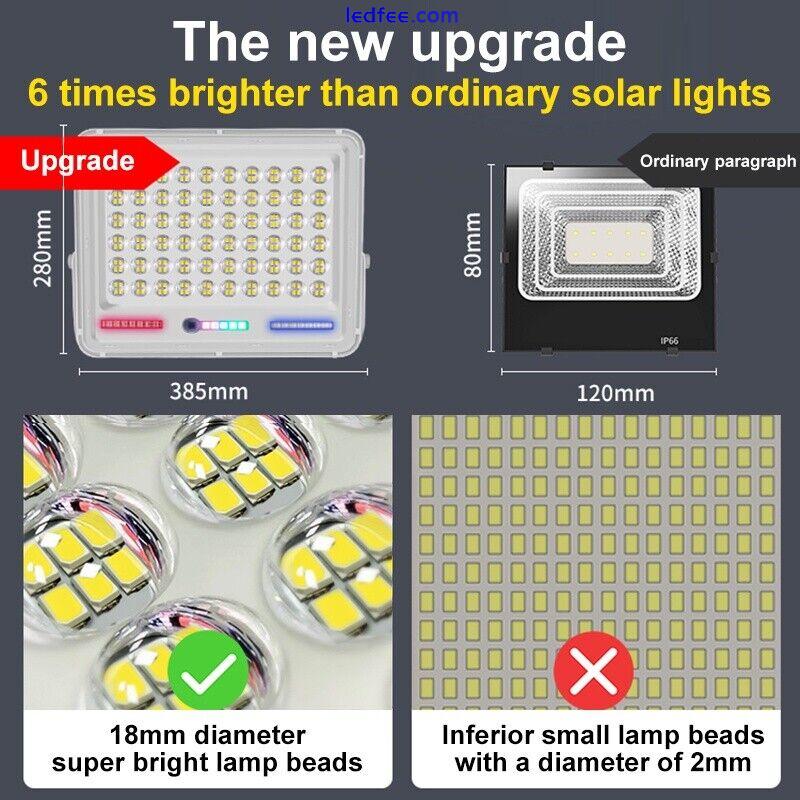 Outdoor LED Solar Street Light Security Flood Lamp Motion Sensor Wall Yard Light 2 