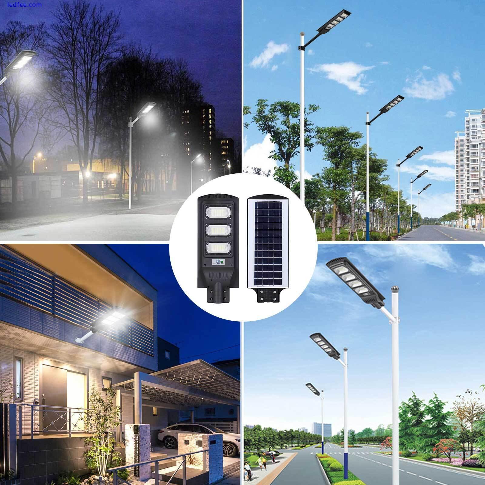 LED Lamp Solar Street Light Road Lamp Outdoor IP65 Dusk to Dawn Home Waterproof 3 
